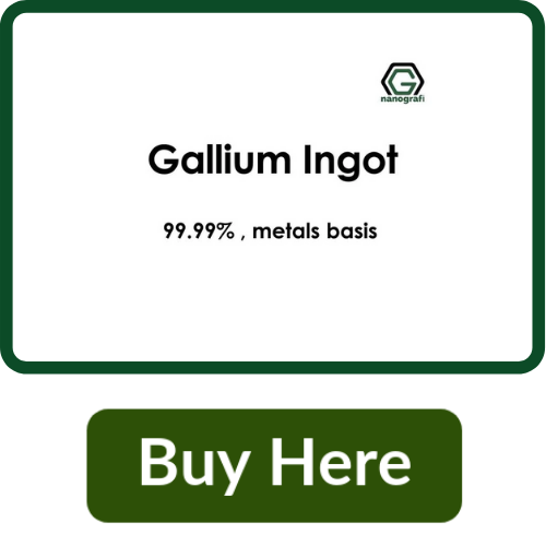 Gallium Ingot, Purity: 99.99%, Metal Basis