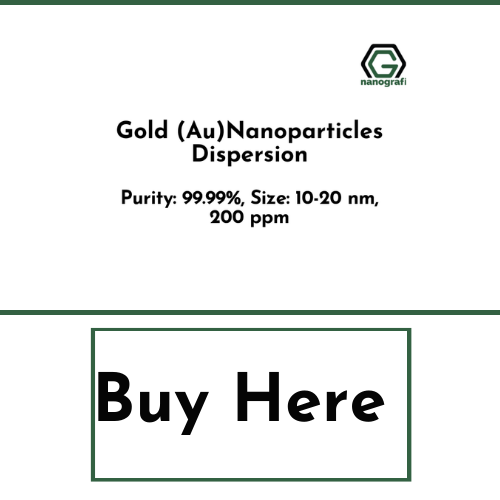 Gold (Au) nanopowder/nanoparticles dispersion