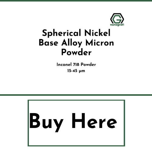 Spherical nickel base alloy micron powder