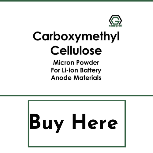 Carboxymethyl cellulose (CMC) micron powder for li-ion battery anode materials