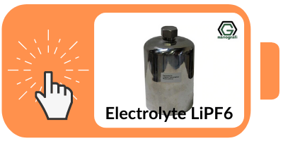 Electrolyte Lithium Hexafluorophosphate (LiPF6) for Lithium-ion Battery Research Development, 1 Kg in Stainless Steel Container