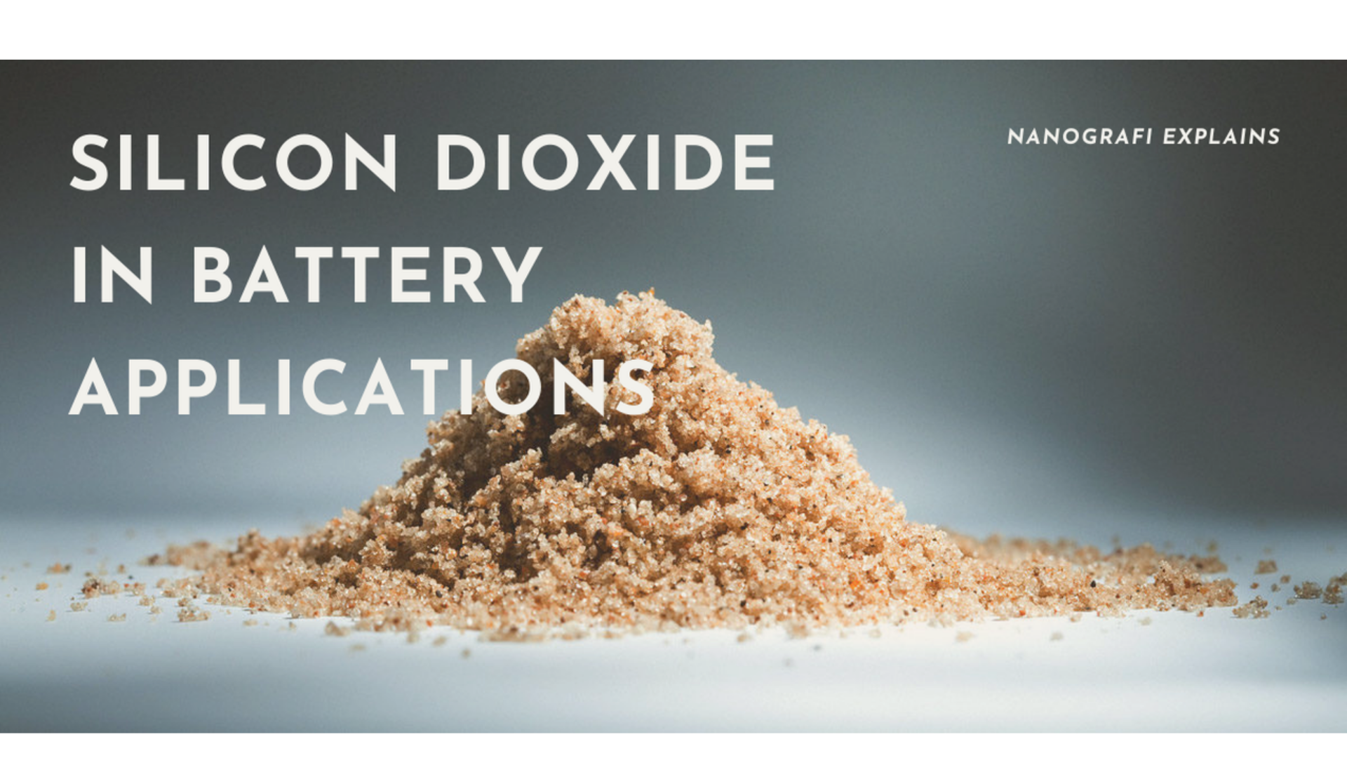 Silicon dioxide in battery applications