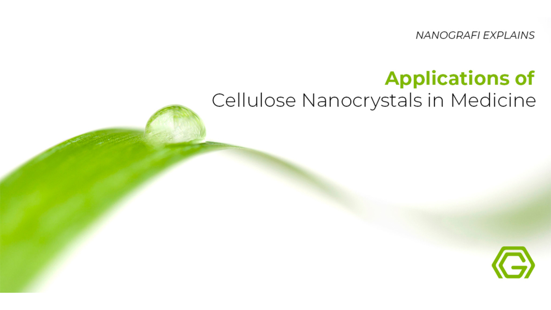 Applications of cellulose nanocrystals (CNC) in medicine