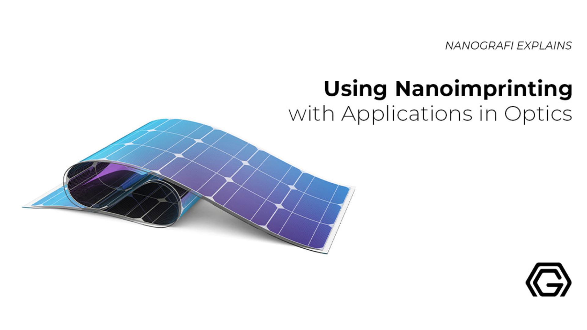 Using nanoimprinting with applications in optics