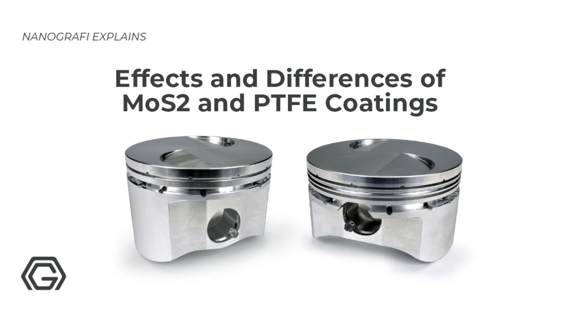 Effects and differences of MoS2 and PTFE coatings