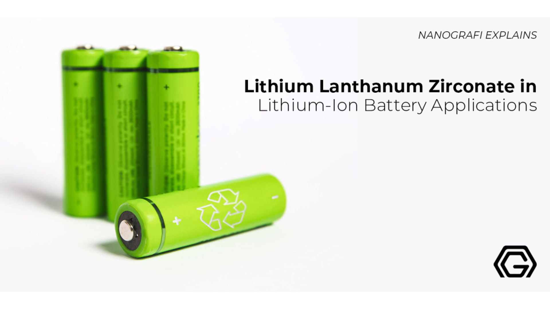 Lithium lanthanum zirconate in li-ion battery applications