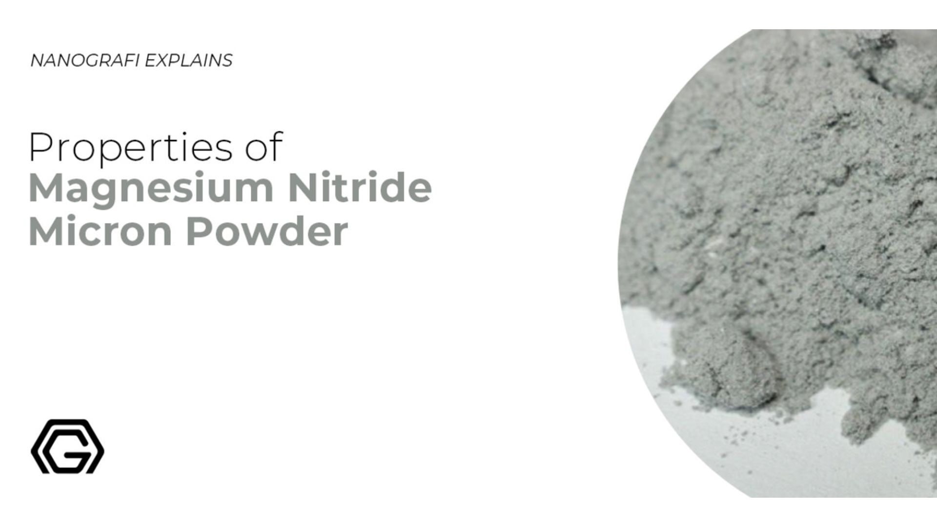 Properties of magnesium nitride micron powder