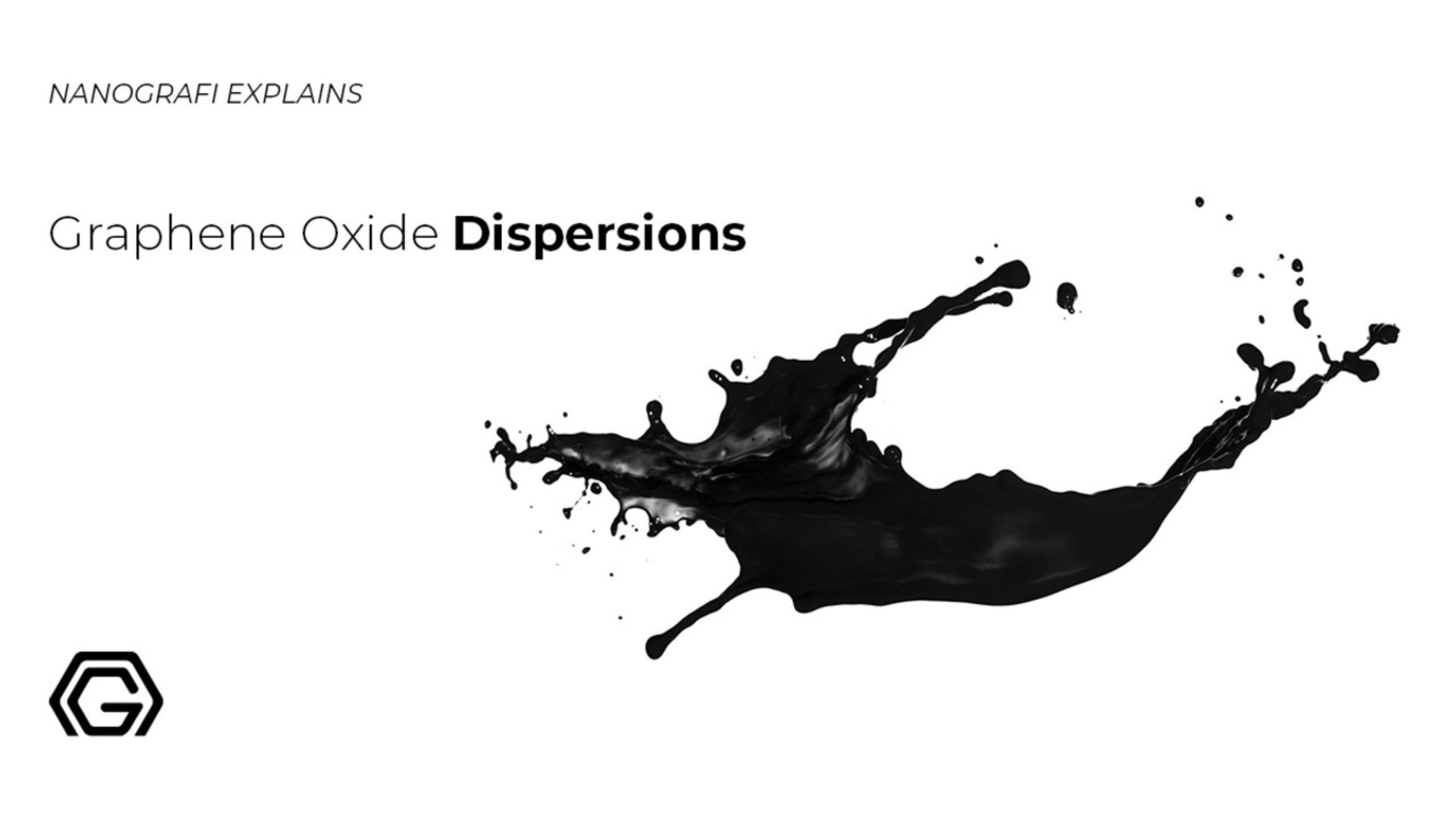 Graphene oxide dispersions