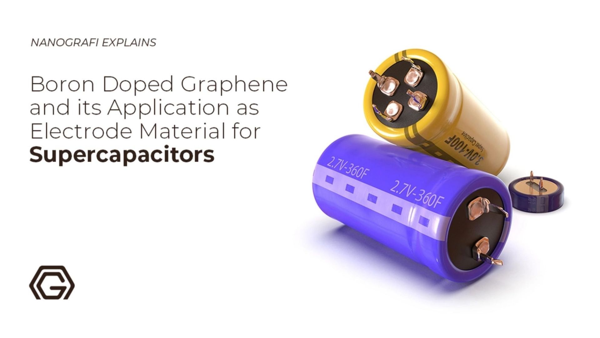 Boron doped graphene and its applications as electrode material for supercapacitors
