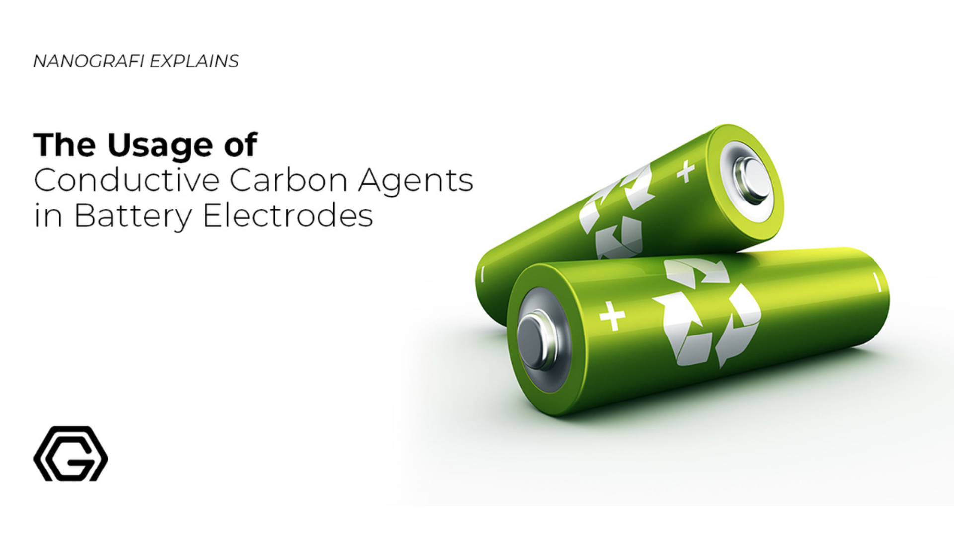 The usage of conductive carbon agents in battery electrodes