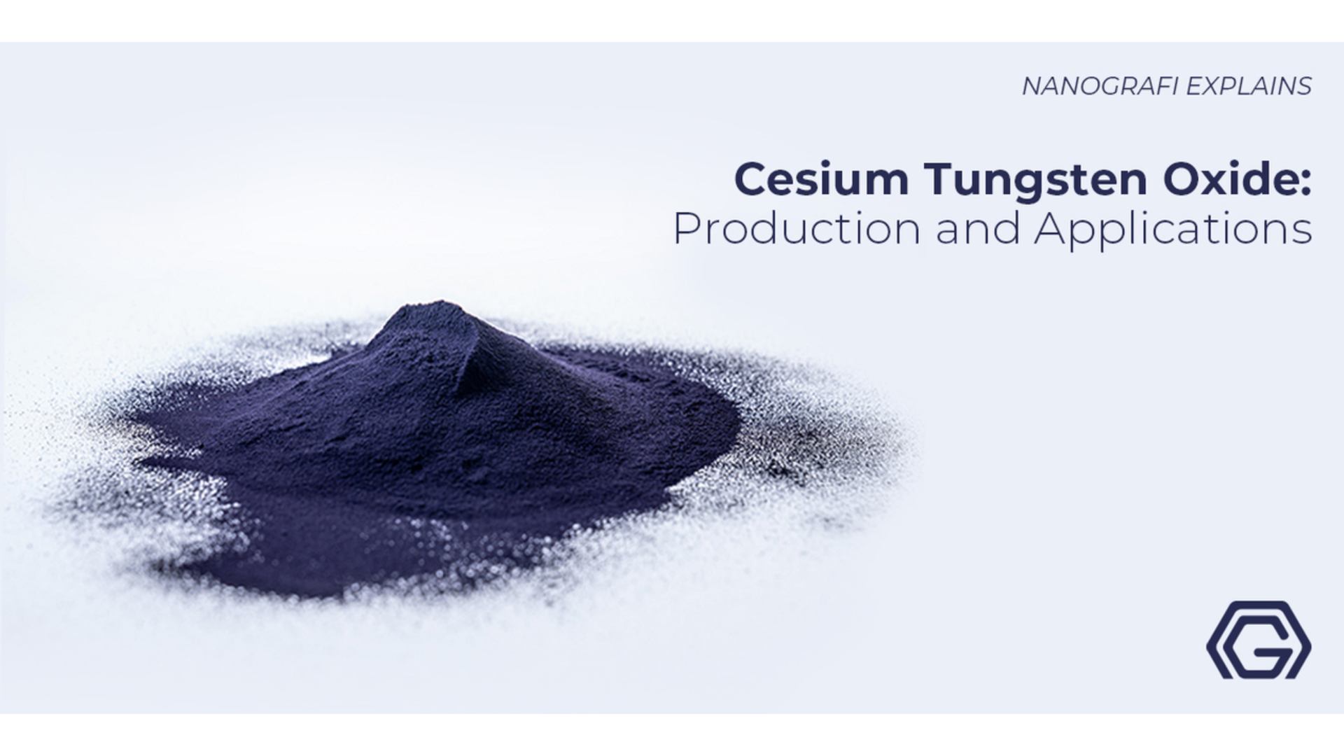 Cesium tungsten oxide. production and applications