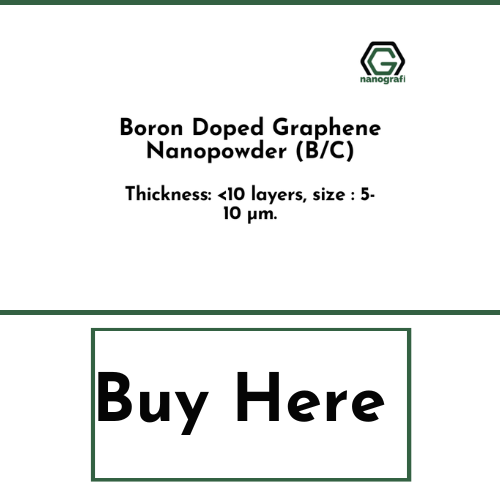 Boron Doped Graphene Nanopowder (B/C)