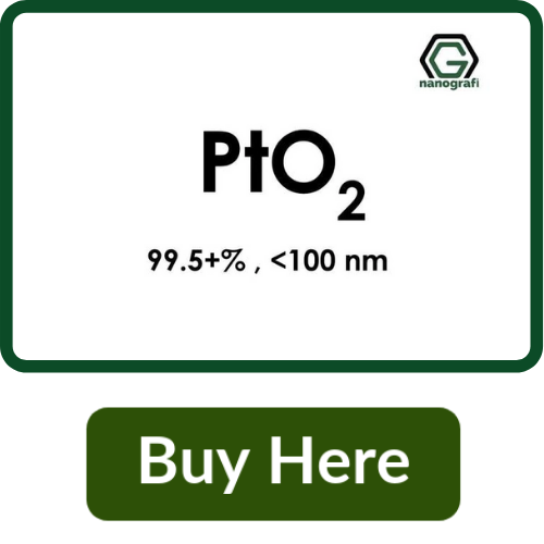 Platinum Oxide (PtO2) Nanopowder/Nanoparticles, Purity: 99.5+%, Size: <100 nm